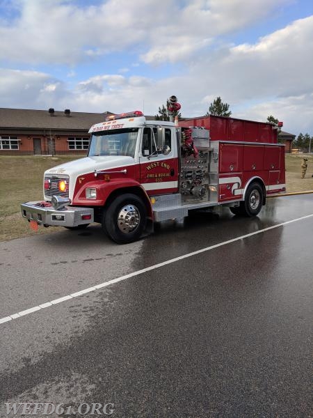 Firefighter level hydrant tying/prep and D/O level pump training at West Pine Elementary.

T655 was our training truck, with E611 in service to respond to calls. 